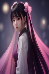 短剧《侯门嫡女》封面，古装宅斗题材，女主身着华服，古典庭院背景
