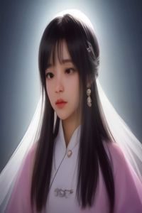 短剧《凤凰涅槃》封面，古装仙侠题材，女主身着仙袂飘飘，云雾仙境背景
